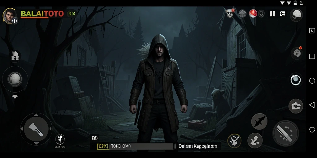 Gameplay menyeramkan BALAITOTO dengan suasana mencekam.