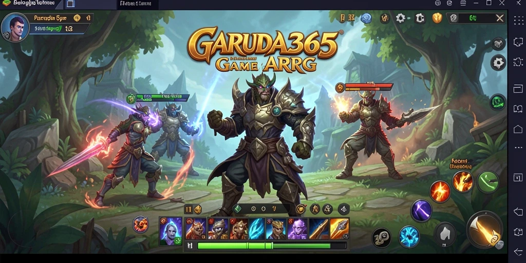 Tampilan gameplay ARPG yang mendebarkan dan penuh aksi.