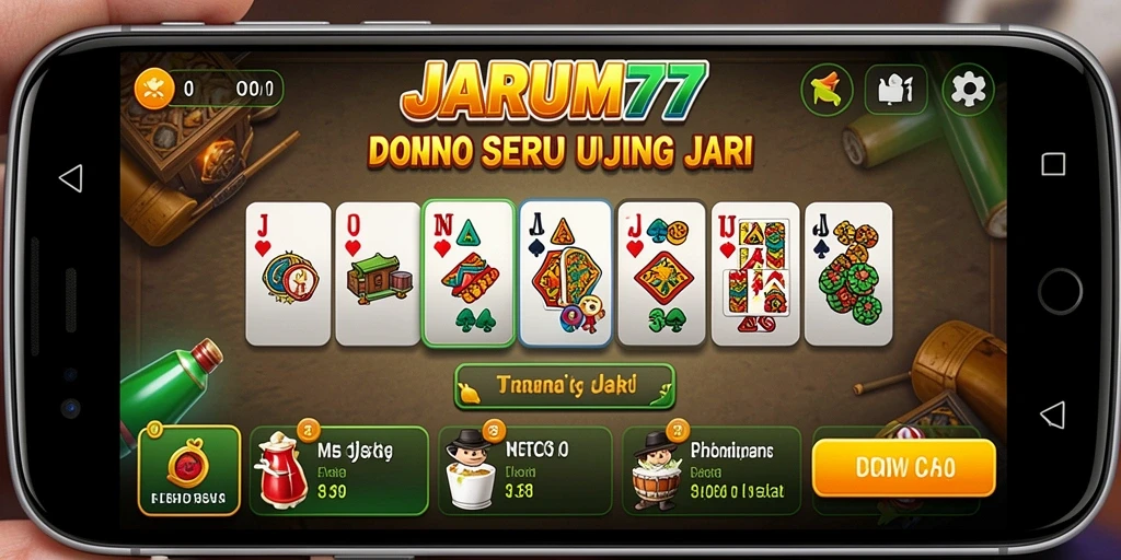 Gameplay seru dan interaktif di JARUM77, permainan Domino terbaik.