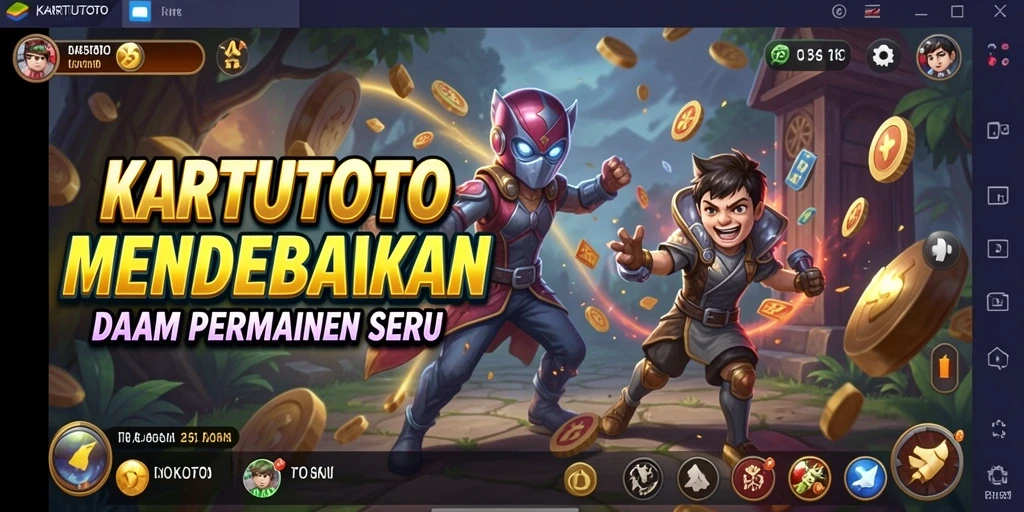 Tampilan gameplay KARTUTOTO yang penuh aksi dan seru.