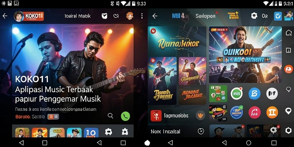 Tampilan gameplay KOKO11 yang menarik dan interaktif saat karaoke.