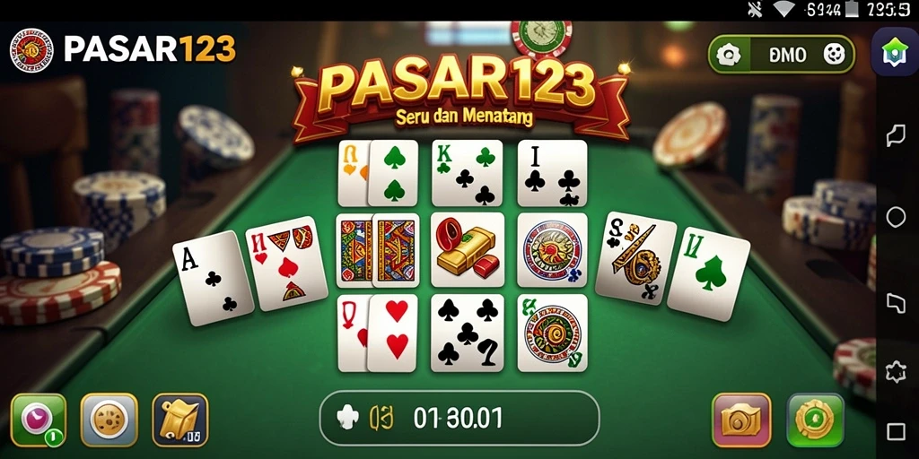 Tampilan gameplay PASAR123 yang menarik dan seru.