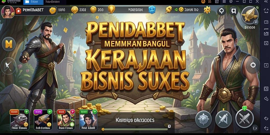 Screenshot gameplay PENIDABET menampilkan aksi seru dalam membangun bisnis.